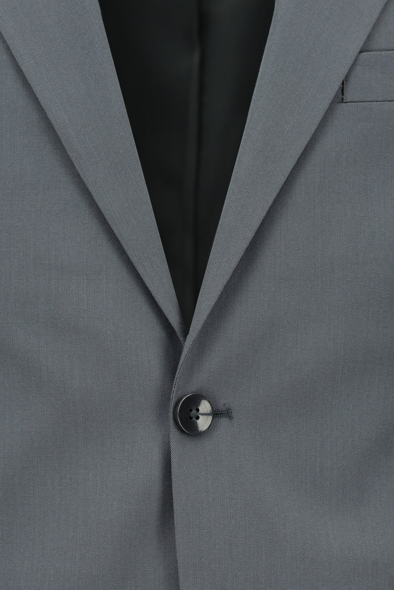 Orta Füme 7 Drop Super Slim Fit Eksra Dar Kesim Lyocell Kar???ml? Tak?m Elbise-Abdullah Ki??l?