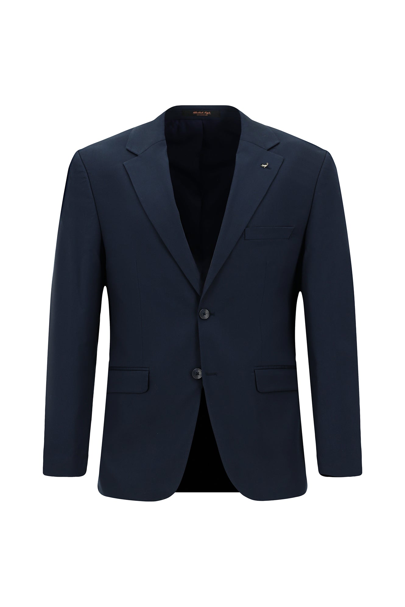 Koyu Lacivert Regular Fit Lyocell Karışımlı Klasik Takım Elbise