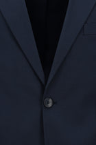 Koyu Lacivert Super Slim Fit Ekstra Dar Kesim Lyocell Karışımlı Klasik Takım Elbise