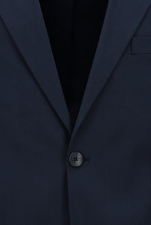 Koyu Lacivert Super Slim Fit Ekstra Dar Kesim Lyocell Karışımlı Klasik Takım Elbise