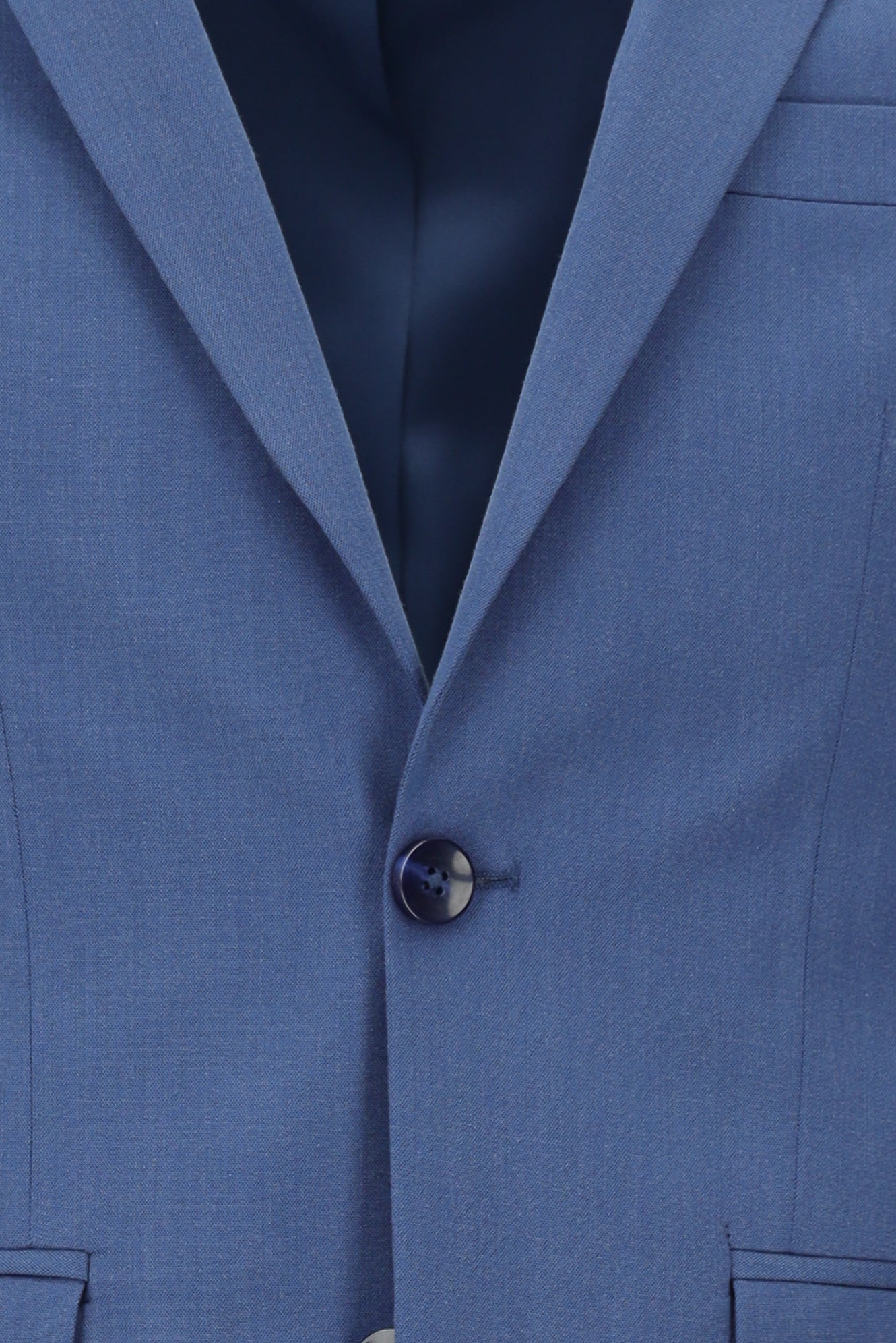 Koyu Mavi  Super Slim Fit Ekstra Dar Kesim Lyocell Karışımlı Klasik Takım Elbise