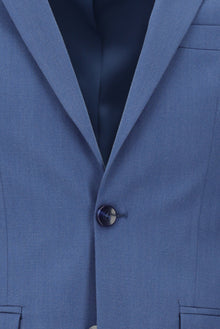 Koyu Mavi  Relaxed Fit Rahat Kesim Lyocell Karışımlı Klasik Takım Elbise