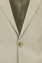 Orta Bej Regular Fit Lyocell Karışımlı Klasik Takım Elbise