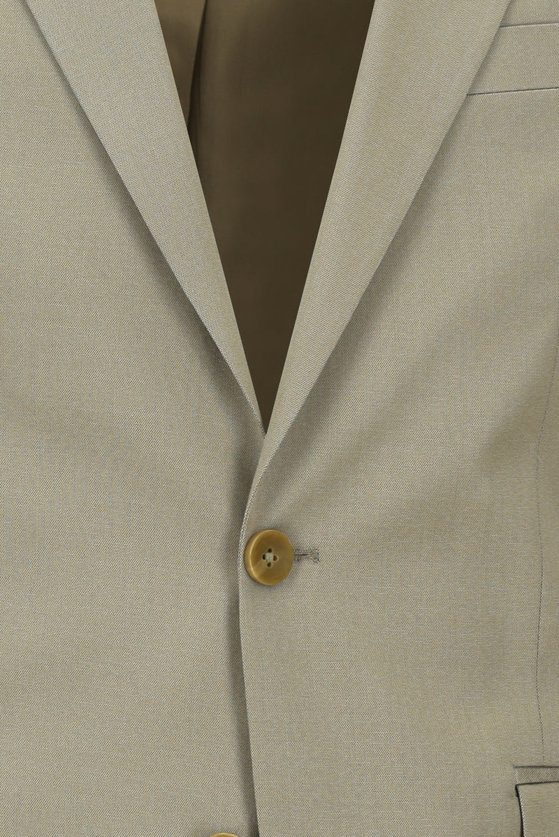 Koyu Bej Super Slim Fit Ekstra Dar Kesim Lyocell Karışımlı Klasik Takım Elbise