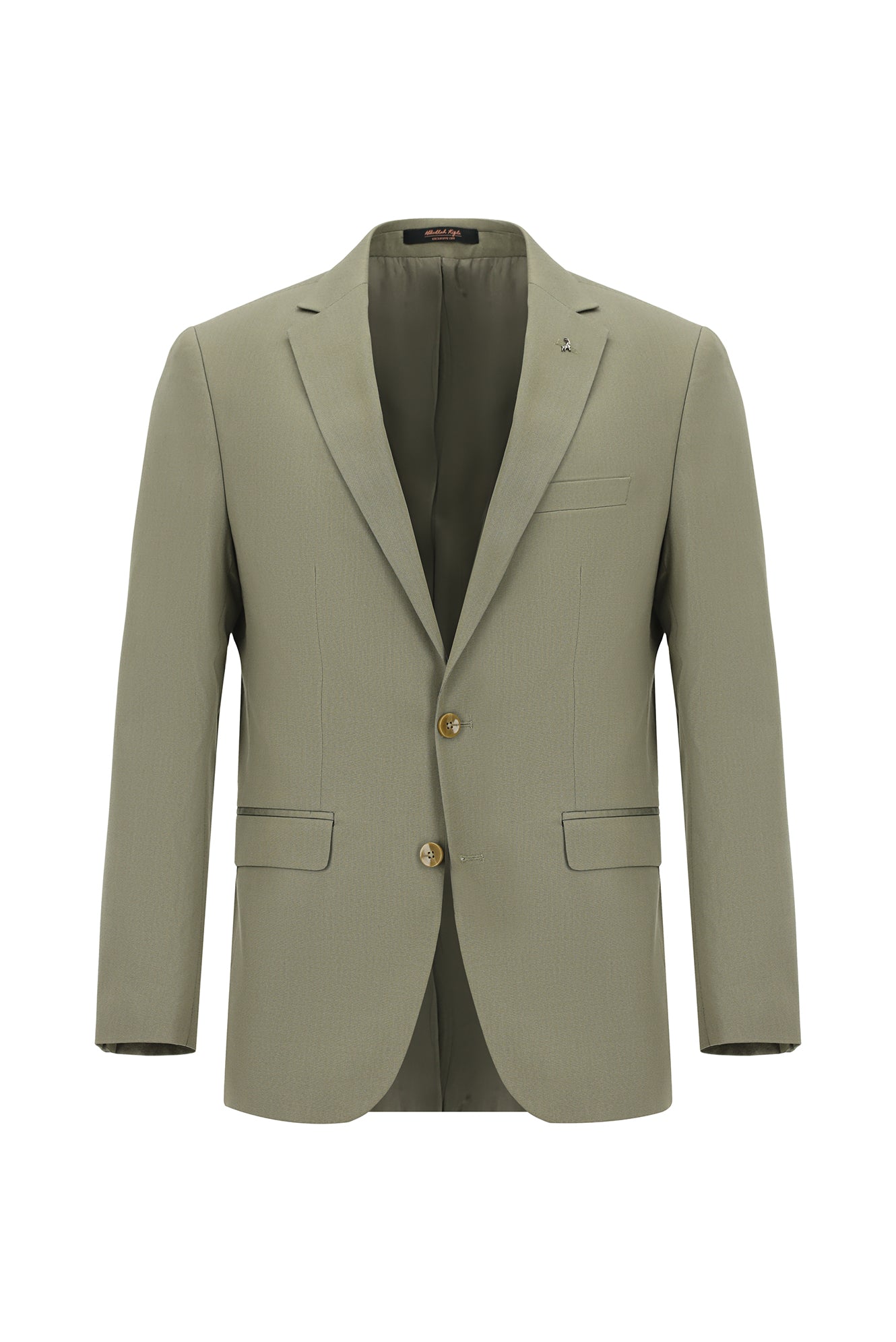 Açık Haki Super Slim Fit Ekstra Dar Kesim Lyocell Karışımlı Klasik Takım Elbise