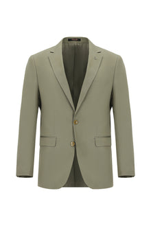 Açık Haki Super Slim Fit Ekstra Dar Kesim Lyocell Karışımlı Klasik Takım Elbise