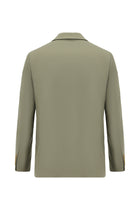 Aç?k Haki 7 Drop Super Slim Fit Eksra Dar Kesim Lyocell Kar???ml? Tak?m Elbise-Abdullah Ki??l?