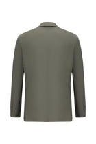 Koyu Haki Super Slim Fit Ekstra Dar Kesim Lyocell Karışımlı Klasik Takım Elbise