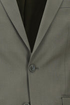 Koyu Haki 7 Drop Super Slim Fit Eksra Dar Kesim Lyocell Kar???ml? Tak?m Elbise-Abdullah Ki??l?