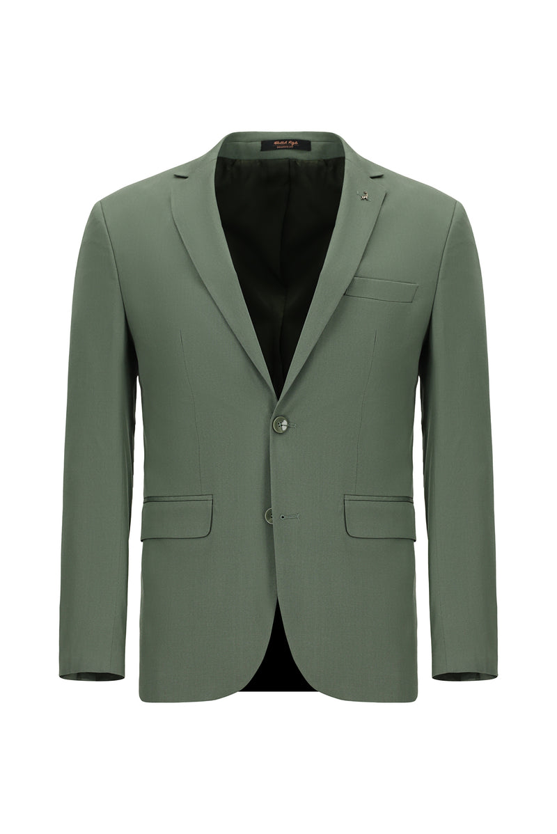 Çağla Yeşili Super Slim Fit Ekstra Dar Kesim Lyocell Karışımlı Klasik Takım Elbise