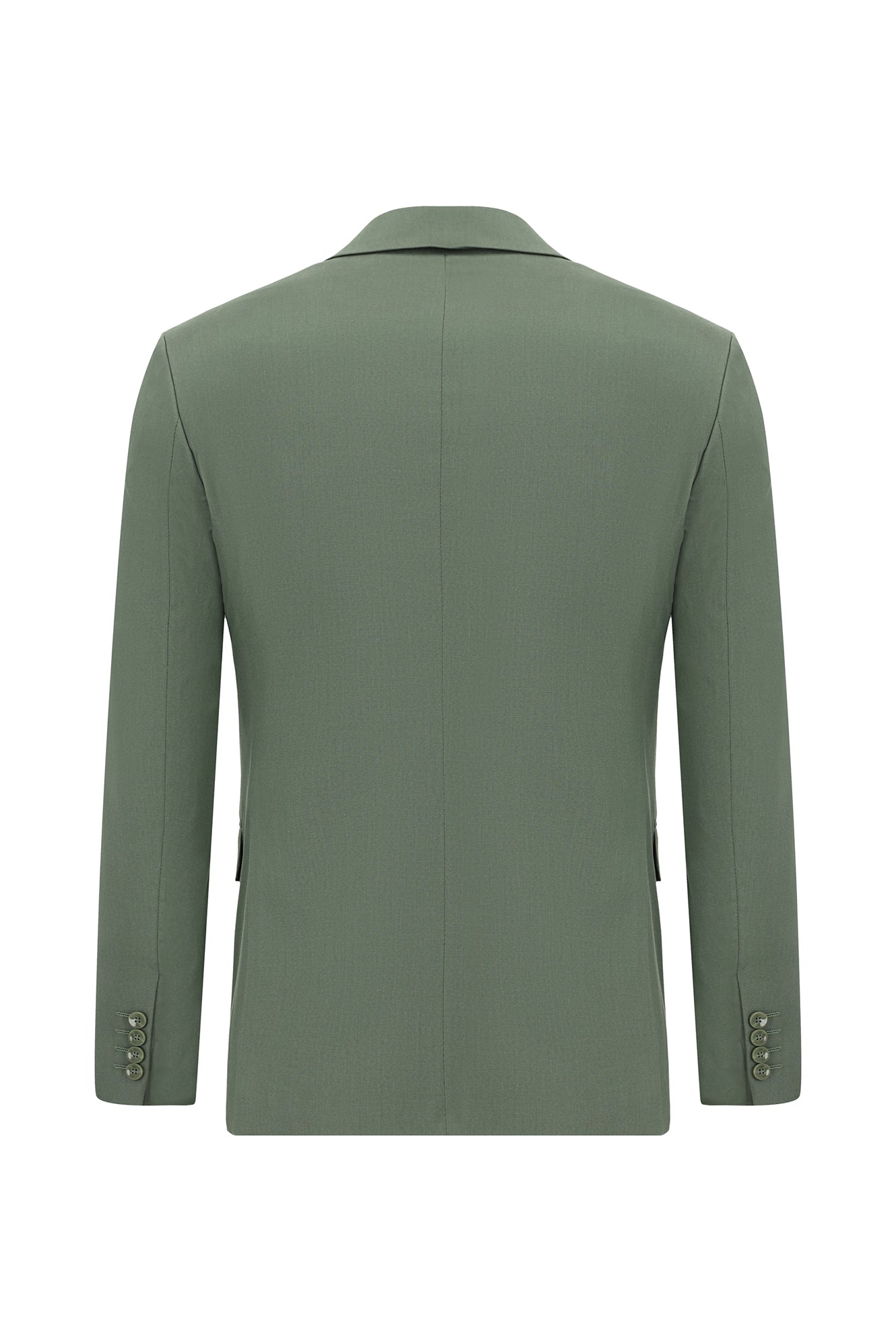 Ça?la Ye?ili 7 Drop Super Slim Fit Eksra Dar Kesim Lyocell Kar???ml? Tak?m Elbise-Abdullah Ki??l?
