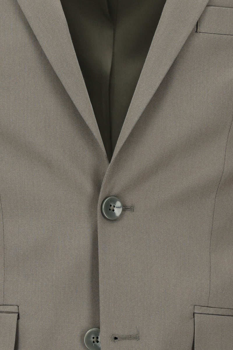 Koyu Vizon Regular Fit Lyocell Karışımlı Klasik Takım Elbise