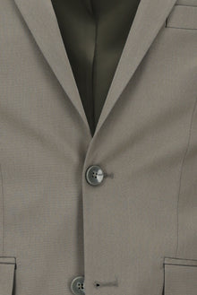 Koyu Vizon Relaxed Fit Rahat Kesim Lyocell Karışımlı Klasik Takım Elbise