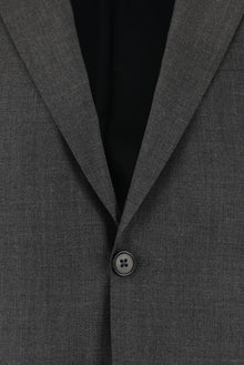 Açık Antrasit Slim Fit Dar Kesim Yünlü Klasik Takım Elbise