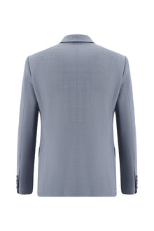Orta Gri 4 Drop Relaxed Fit Rahat Kesim Yünlü Tak?m Elbise-Abdullah Ki??l?