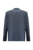 Koyu Mavi  Regular Fit Yünlü Klasik Takım Elbise