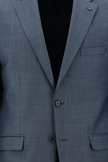 Koyu Mavi  7 Drop Slim Fit Dar Kesim Yünlü Tak?m Elbise-Abdullah Ki??l?