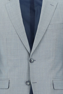 Açık Mavi Yünlü Klasik Takım Elbise