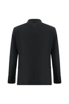 Siyah Regular Fit Yünlü Klasik Takım Elbise