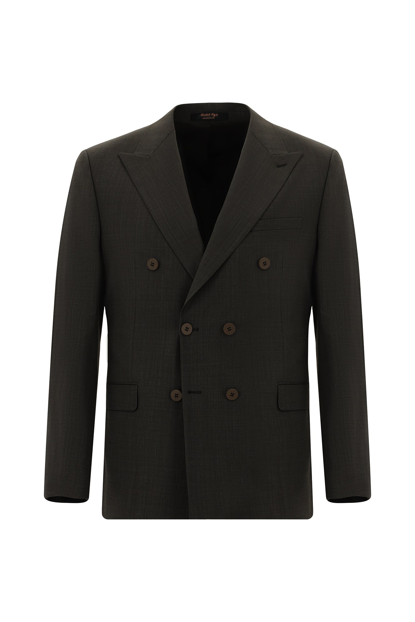 Açık Kahve  Regular Fit Yünlü Kruvaze Takım Elbise