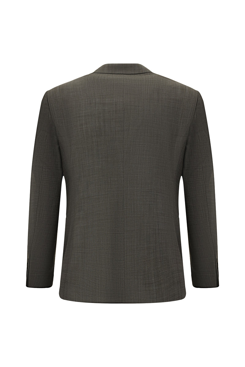 Orta Vizon 6 Drop Regular Fit Standart Kesim Yünlü Kruvaze Tak?m Elbise-Abdullah Ki??l?