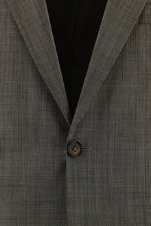 Orta Kahve Slim Fit Dar Kesim Yünlü Klasik Desenli Takım Elbise