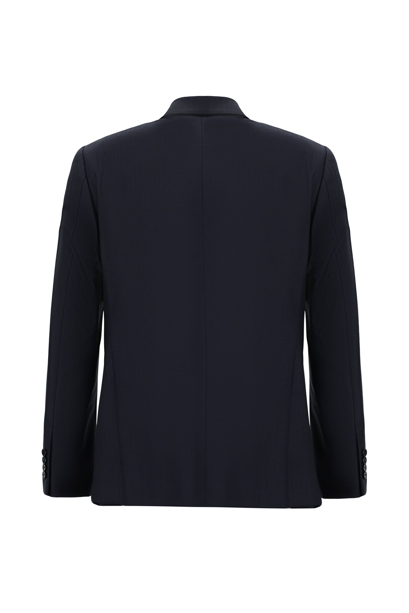 Koyu Lacivert Yünlü Klasik Takım Elbise