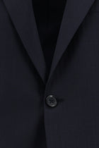 Koyu Lacivert 4 Drop Relaxed Fit Rahat Kesim Yünlü Tak?m Elbise-Abdullah Ki??l?