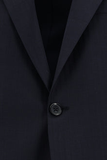 Koyu Lacivert Yünlü Klasik Takım Elbise