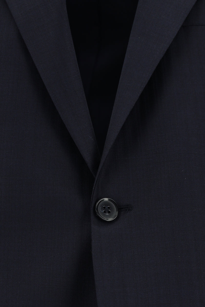 Koyu Lacivert Yünlü Klasik Takım Elbise