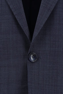 Orta Lacivert Relaxed Fit Rahat Kesim Yünlü Klasik Takım Elbise