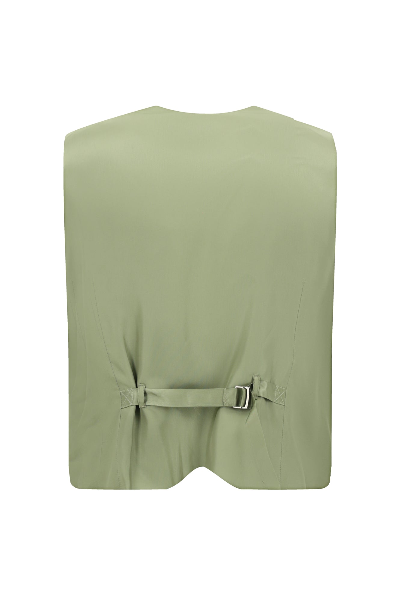 Açık Haki 6 Drop Regular Fit Standart Kesim Mono Yaka Yelekli Yün Smokin & Damatlık