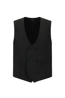 Siyah Regular Fit Mono Yaka Yelekli Yünlü Smokin & Damatlık