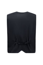 Koyu Lacivert Regular Fit Mono Yaka Yelekli Yünlü Smokin & Damatlık