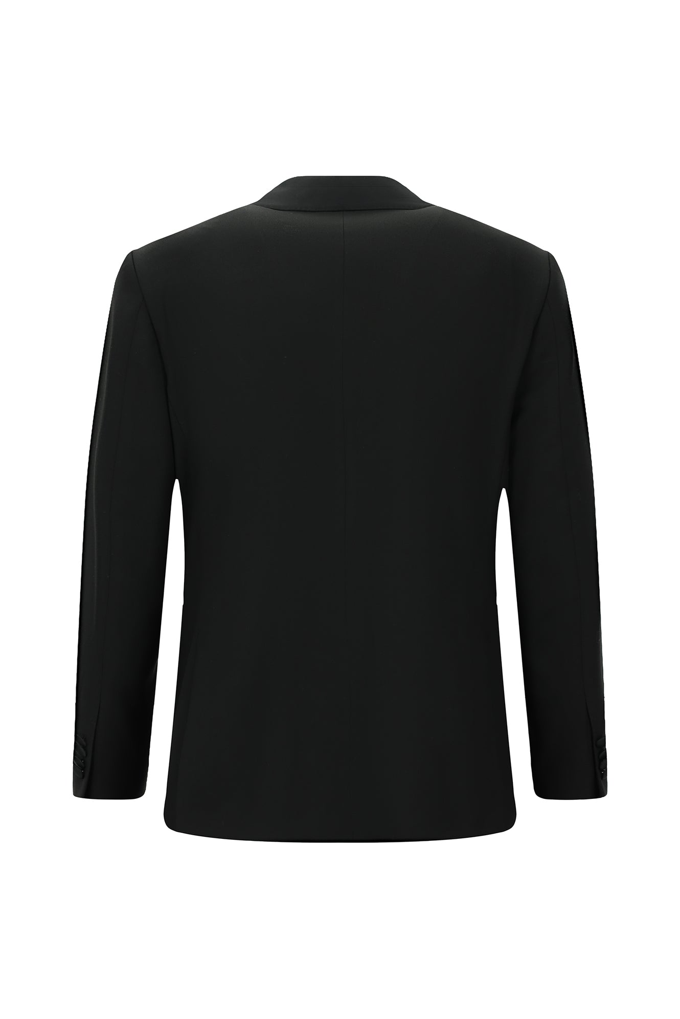 Siyah 4 Drop Relaxed Fit Rahat Kesim Şal Yaka Yün Smokin & Damatlık