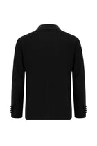 Siyah Regular Fit Şal Yaka Yünlü Smokin & Damatlık