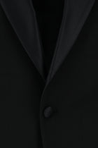 Siyah Regular Fit Şal Yaka Yünlü Smokin & Damatlık