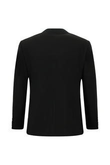 Siyah Regular Fit Şal Yaka Yün Smokin & Damatlık