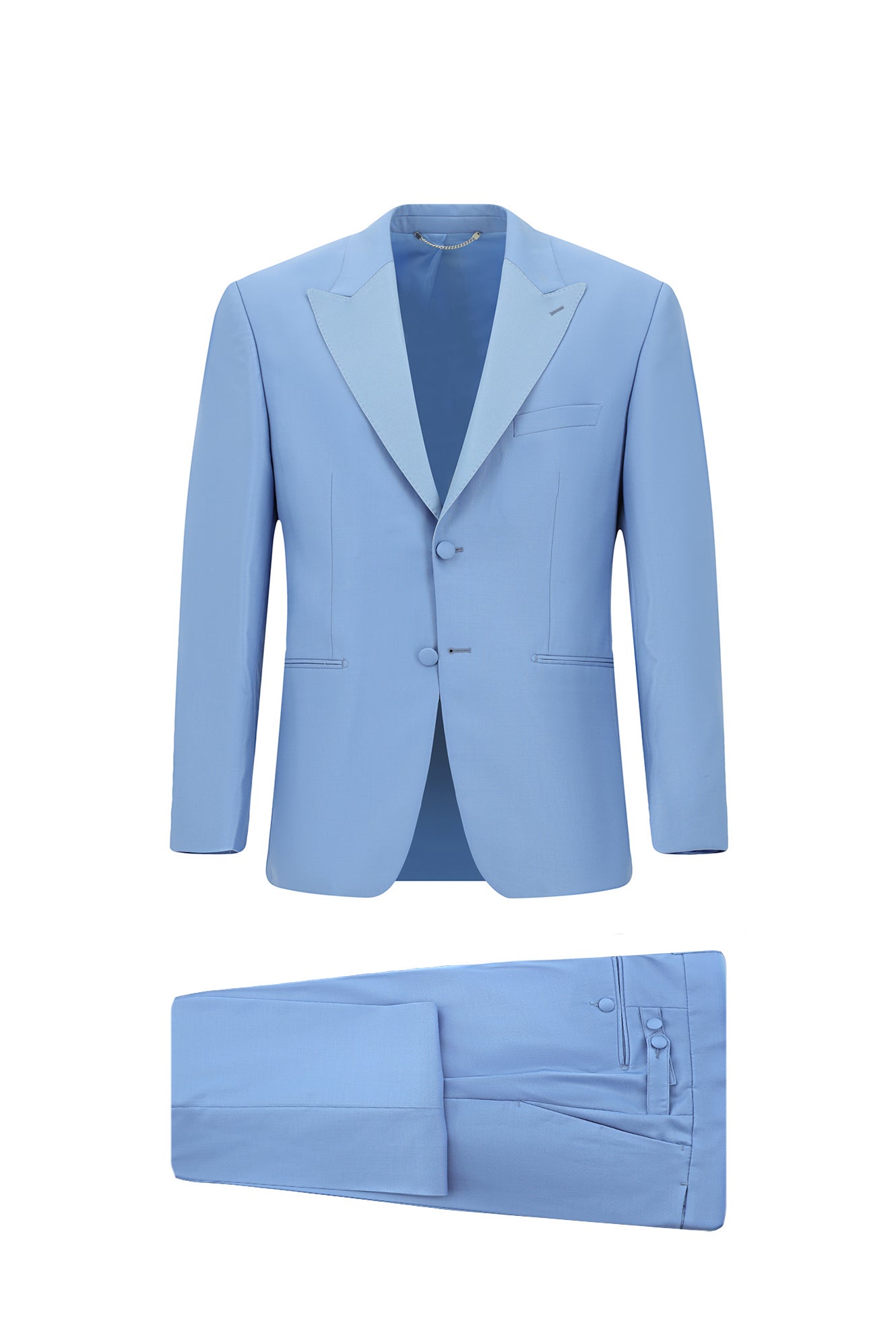 Mavi Relaxed Fit Rahat Kesim Sivri Yaka Yün Smokin & Damatlık