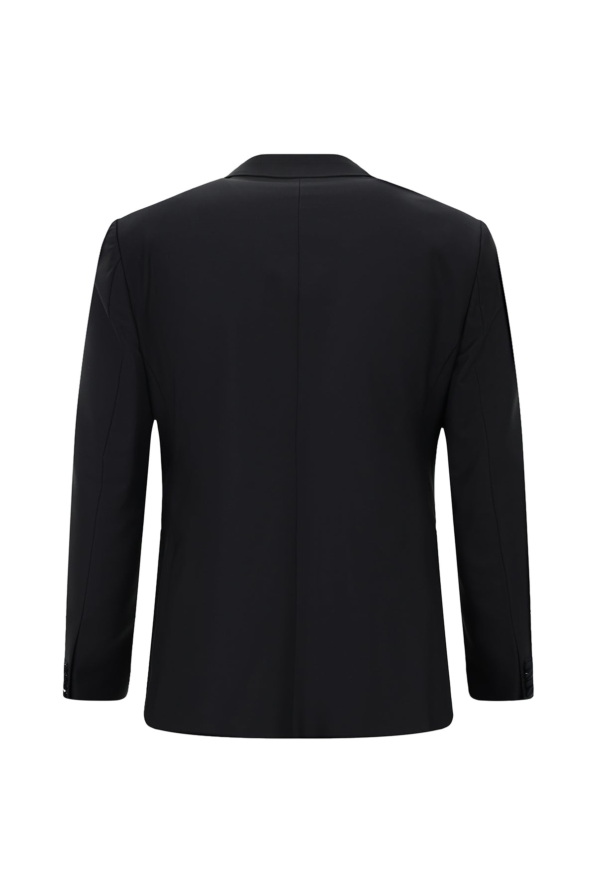 Koyu Lacivert 6 Drop Regular Fit Standart Kesim Sivri Yaka Yünlü Kruvaze Smokin & Damatlık