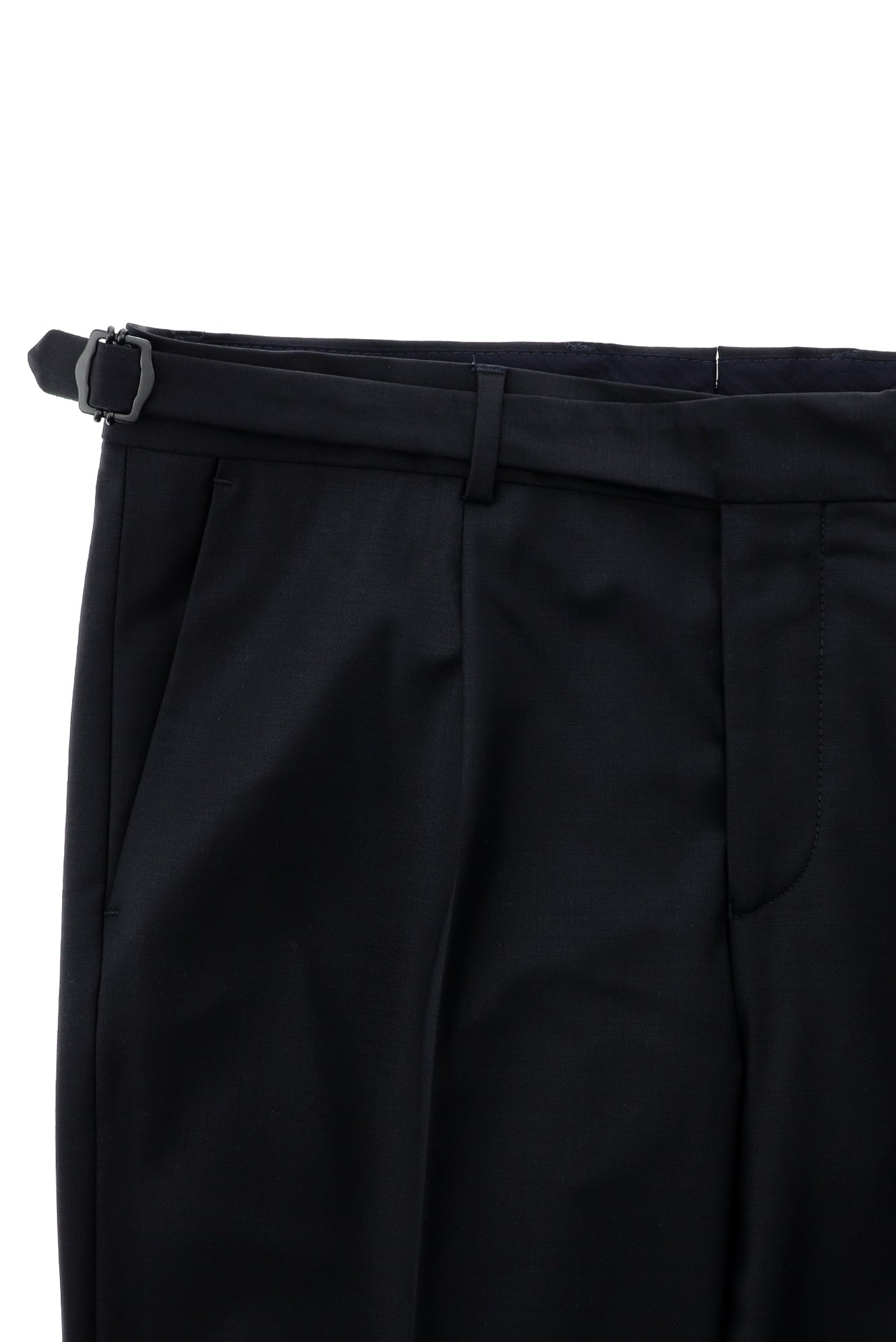 Koyu Lacivert Regular Fit Sivri Yaka Yünlü Kruvaze Smokin & Damatlık