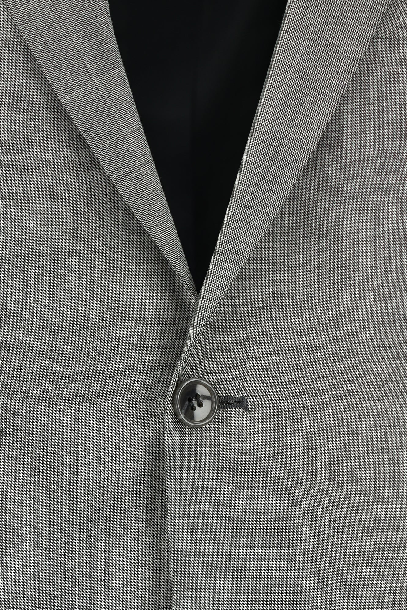 Açık Füme Relaxed Fit Rahat Kesim Yünlü Klasik Desenli Takım Elbise