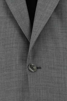 Koyu Füme 7 Drop Slim Fit Dar Kesim Yünlü Desenli Tak?m Elbise-Abdullah Ki??l?