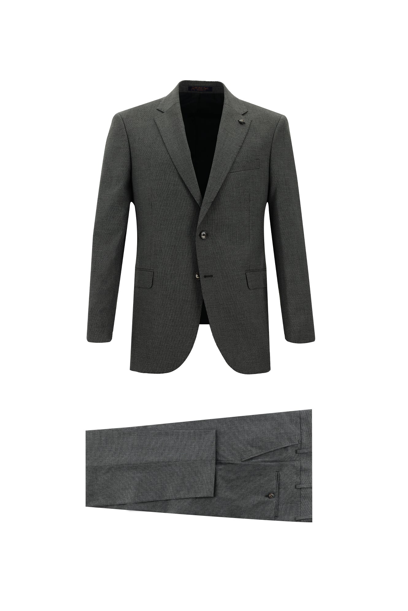 Koyu Füme Klasik Takım Elbise