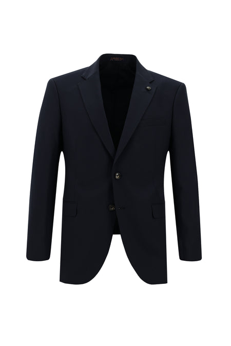 Orta Lacivert Klasik Takım Elbise