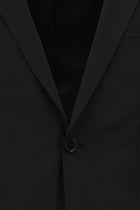 Siyah 7 Drop Super Slim Fit Eksra Dar Kesim Desenli Spor Yünlü Tak?m Elbise-Abdullah Ki??l?