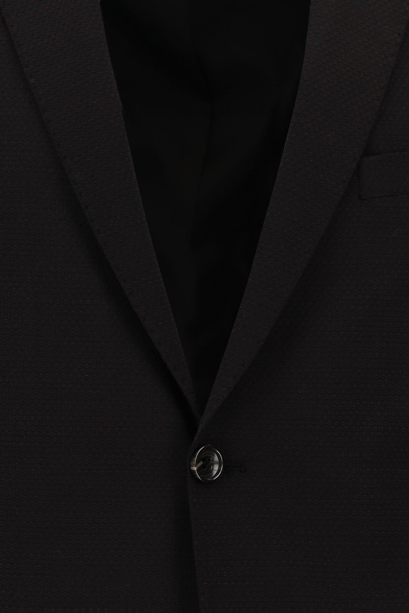 Koyu Kahve Regular Fit Yünlü Desenli Kombinli Takım Elbise