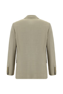 Aç?k Vizon 7 Drop Slim Fit Dar Kesim Yünlü Çizgili Tak?m Elbise-Abdullah Ki??l?