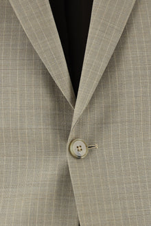 Aç?k Vizon 7 Drop Slim Fit Dar Kesim Yünlü Çizgili Tak?m Elbise-Abdullah Ki??l?