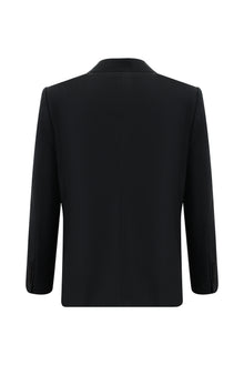 Siyah 6 Drop Regular Fit Standart Kesim Yünlü Çizgili Tak?m Elbise-Abdullah Ki??l?